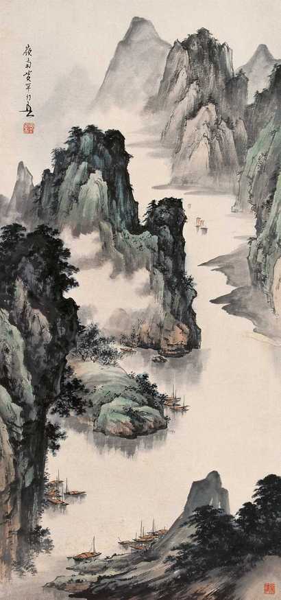 黄幻吾 山水 立轴